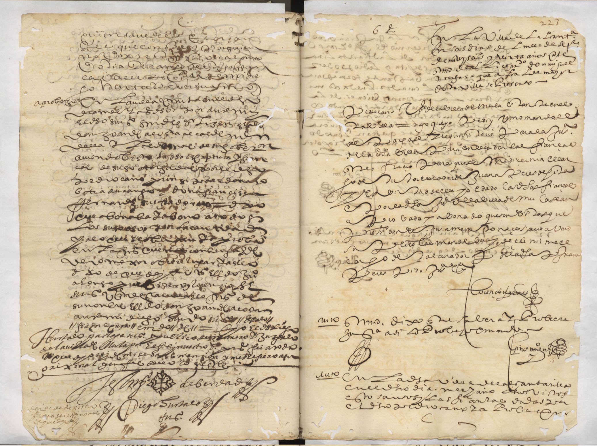 Registro de inventarios y particiones de bienes, Alcantarilla. Años 1627-1653.